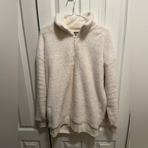 Aerie Sherpa Quarter Zip Sweatshirt